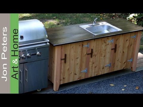 Outdoor Kitchen Cabinets How To Build An Outdoor Kitchen Cabinet XDQGVWM