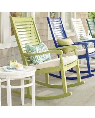 Rocking chair for outdoors Nantucket rocking chair for outdoors - solid white - grandin road ZSANQIN