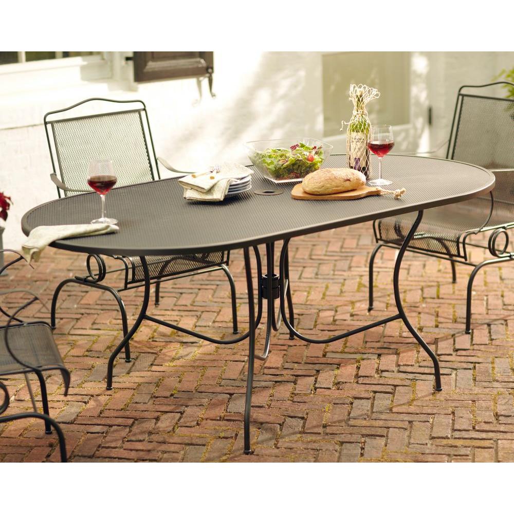 Patio dining tables Jackson oval patio dining table PMULCHW