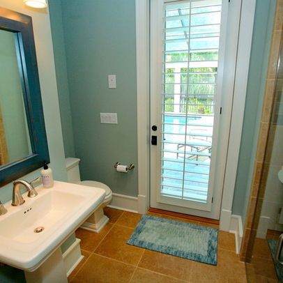 Pool Bathroom Design Ideas, Pictures, Remodeling and Decor |  Swimming pool.
