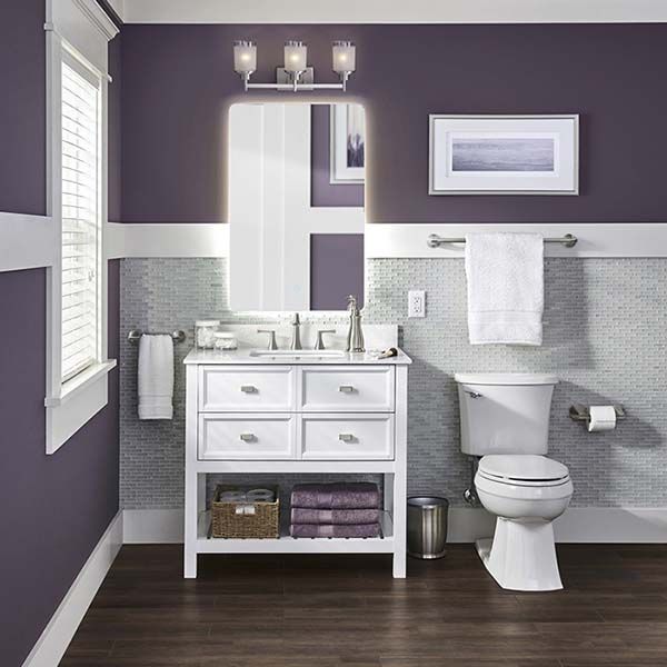 35 best purple bathroom ideas |  Lavender bathroom, purple.