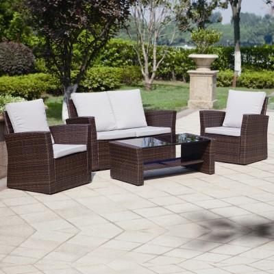 Rattan Garden Furniture Rattan Garden Furniture Abreo Wicker Patio Dining Set Distance LOJDCWH