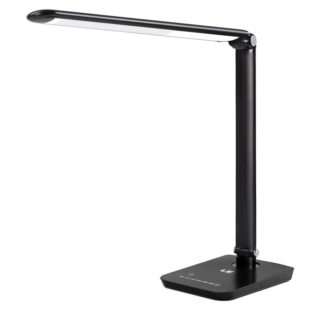 reading lamps le dimmable led desk lamp, 7 dimming levels, easy on the eyes, 8w, touch-sensitive, OOFYPNV