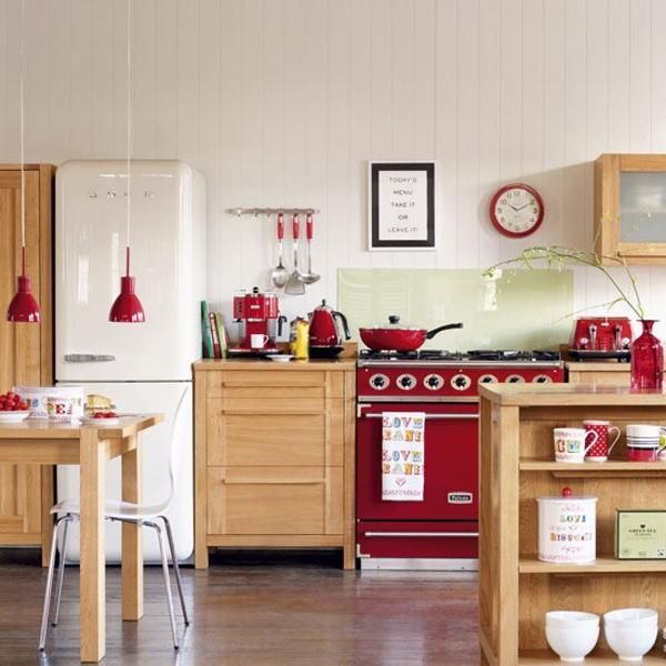25 Stunning Red Kitchen Design and Decorating Ideas |  Detached.