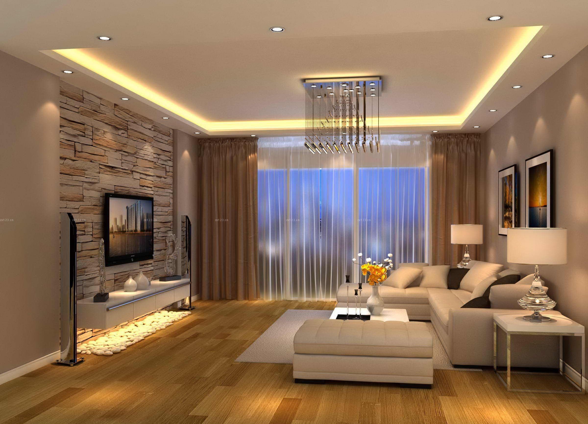 Interior design modern living room brown design more RZSXFKU