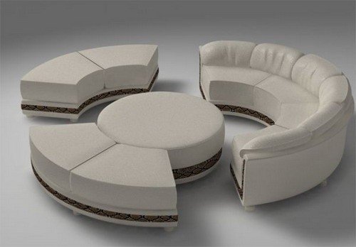 round sofa sectional round sofas 1 ZCWAIFK