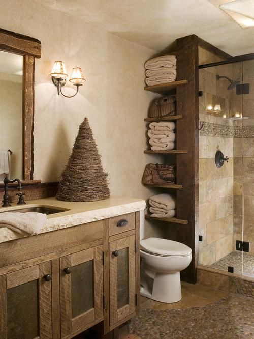 Rustic Bathroom Design Ideas… |  Rustic bathroom remodeling, rustic.