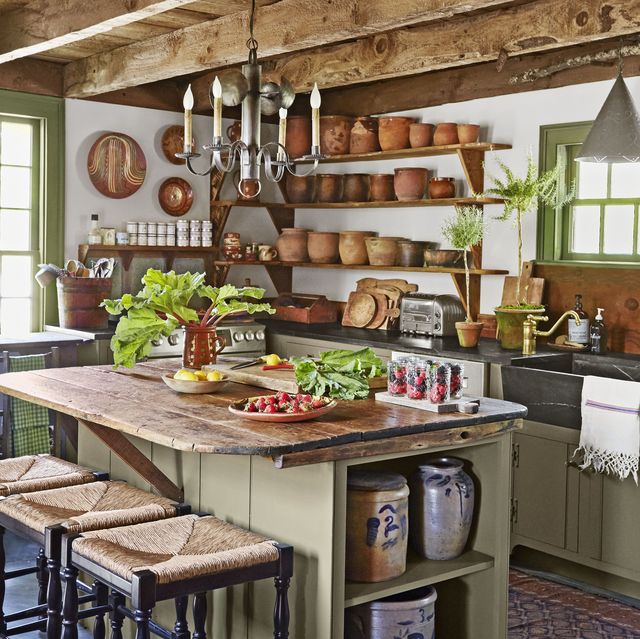 34 country-style kitchens - rustic furnishing ideas for the kitchen