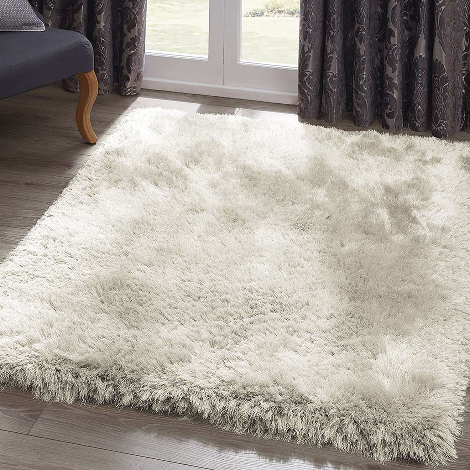 Shaggy carpets Send to a friend: Juwel deep pile carpet in ivory EQHBVKO