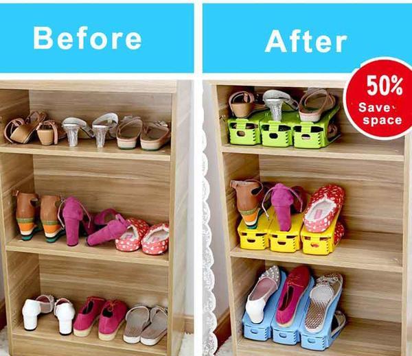 Shoe Organizer Easy Magic Shoes Organizer - double your shoe storage space in no time!  VUZGCRV