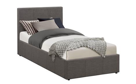 single beds berlin gray fabric bed - single SQLQYIX