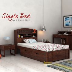 Single beds this single bed with # storage is a great option for # studentu0027's # bedroom.  XTUNBPB