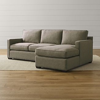 small sectional sofa davis 2-part.  Chaise longue, right XRQEFZY