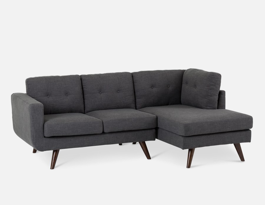 Margot sofa section - add-on sofa on the right - dark gray OTMMHFR