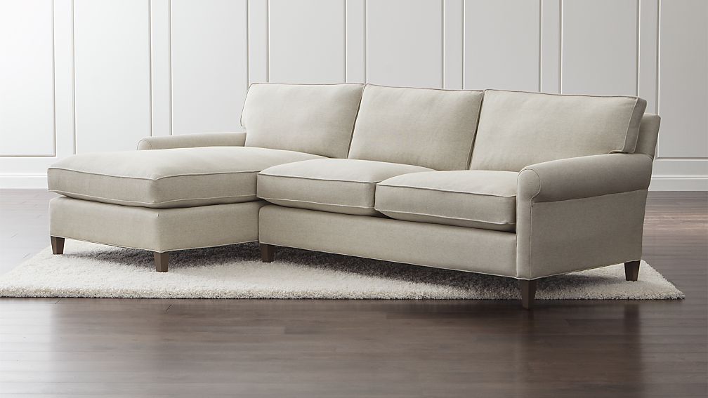 Sofa part montclair 2-part sofa with chaise longue on the left |  Box and AJWGJVU