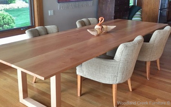 Solid wood dining table Modern solid wood dining table ZOBGGDS