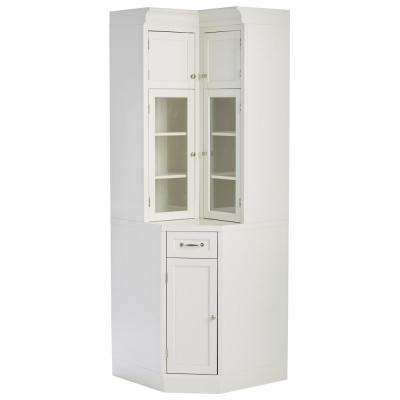 Storage furniture Royce True White modular corner cabinet FGQLOCW