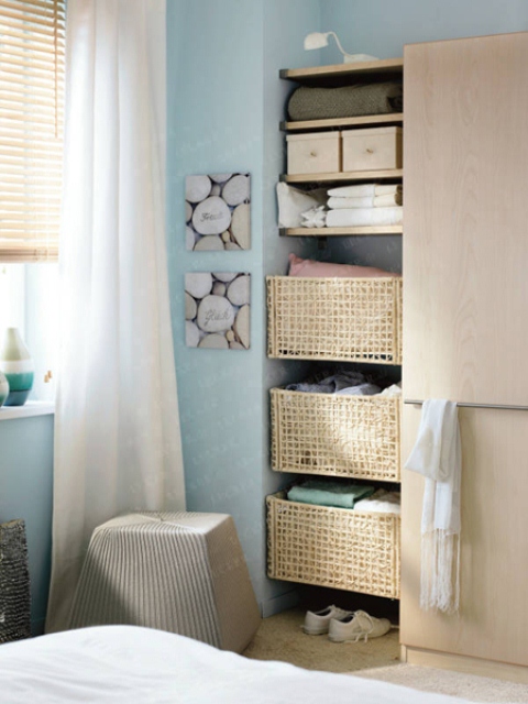 Small bedroom storage ideas when you have free space that is too small for a VMGSOBS