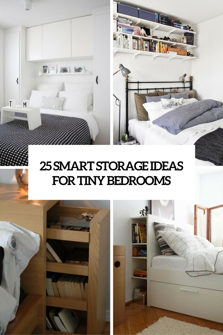 Storage Ideas for Small Bedrooms Smart Storage Ideas for Small Bedrooms Cover ARGVGFP