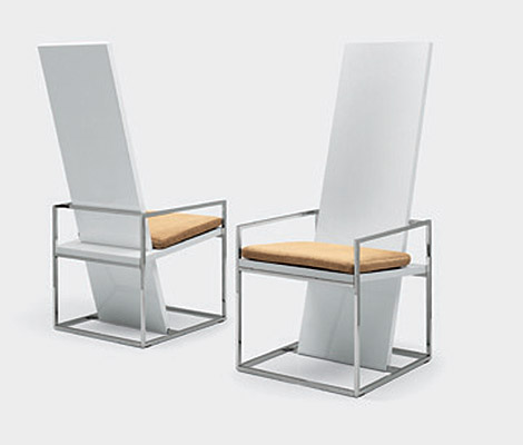 straight dining chair design by Ferruccio Laviani GAGMVHJ