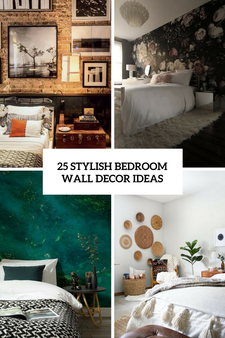 stylish bedroom wall decor ideas cover HLQWLRL