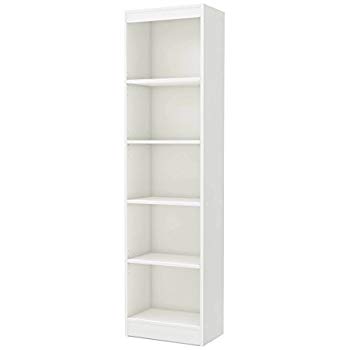 tall narrow bookcase tall narrow bookcase pure white narrow bookcase with 5 shelves ISLCNGP