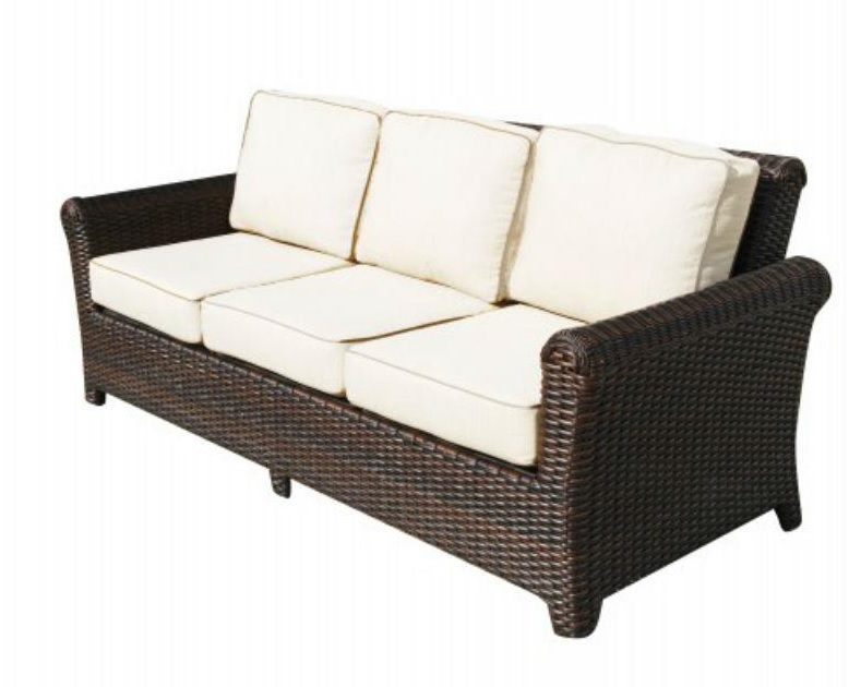 Tisdale outdoor wicker sofa with deep seat |  everything about wicker HYHSNND