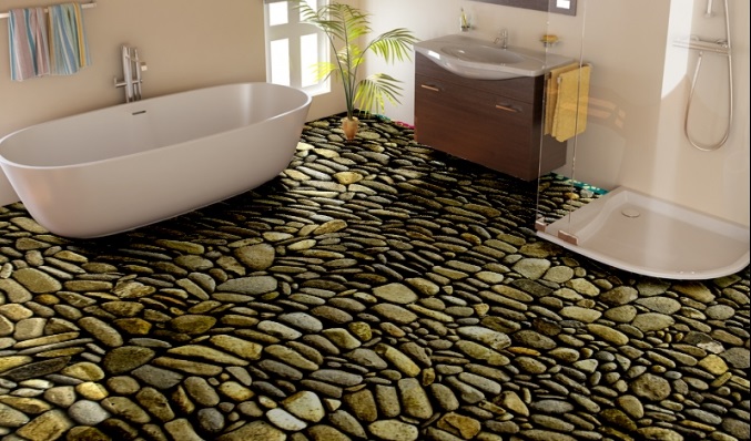 unique flooring ideas that you can personalize with your own picture!  CBUJCNG