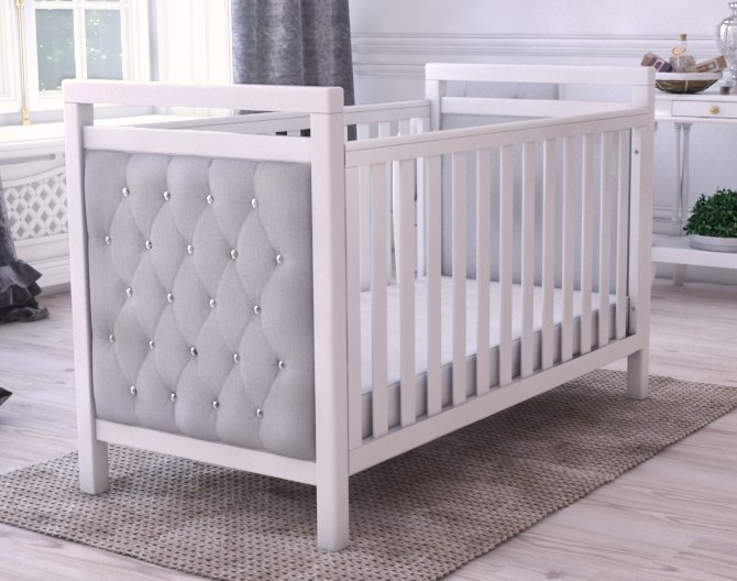 convertible cot made of velvet Deluxe CRHEDPQ