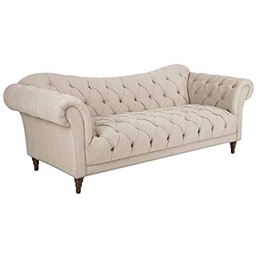 victorian sofa homelegance st.  Claire traditional style sofa with tufted armrests and rolled armrests FXNUUDB