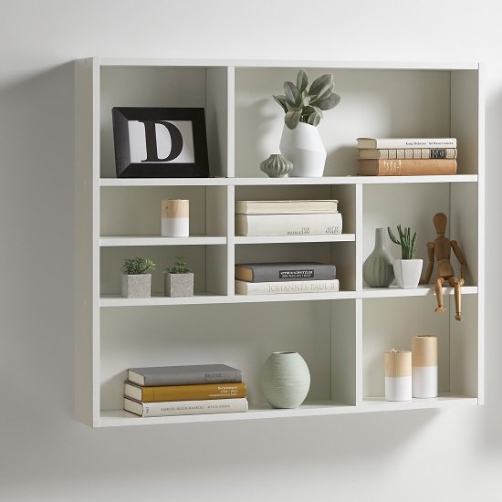 wall shelves andreas wall shelf in white 27391 furniture for RAMXCFS