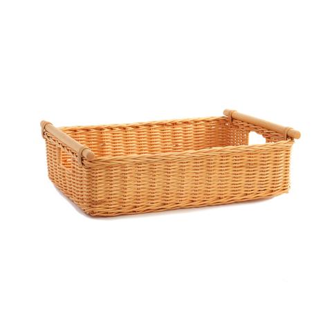 Wicker baskets Wicker basket with low bar handle ZQFTSBS