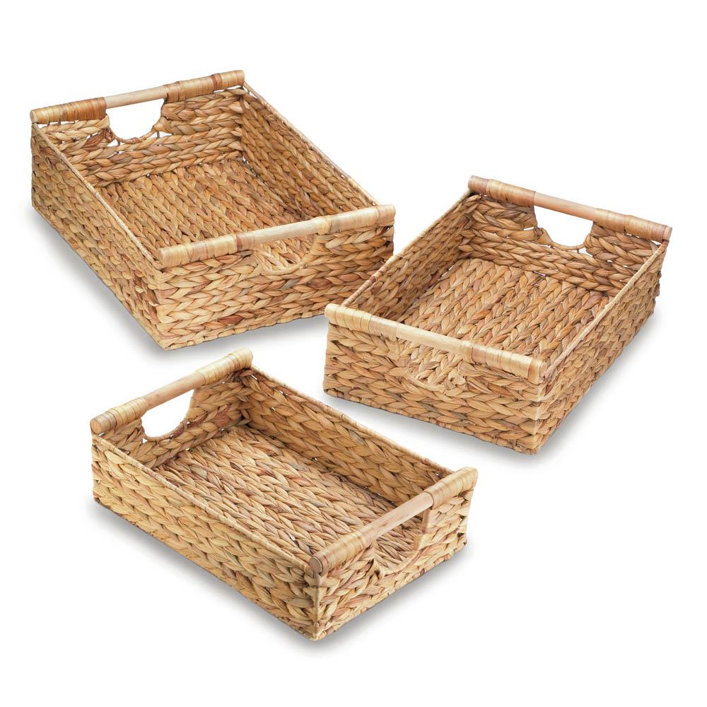 Small wicker baskets, large braided basket, wire storage basket with insert, large braided TSEKRGD