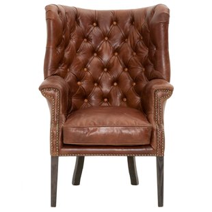 Wing chair leather Fonteyne wing chair ANEQKCI