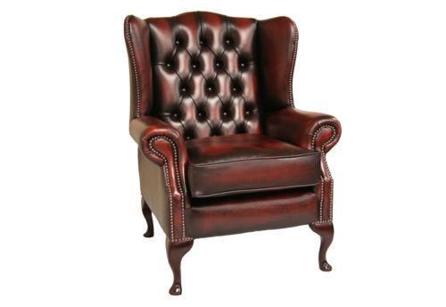 Wingback armchair leather leather wing chair ebay for Wingback Idea 2 IOCXZRD