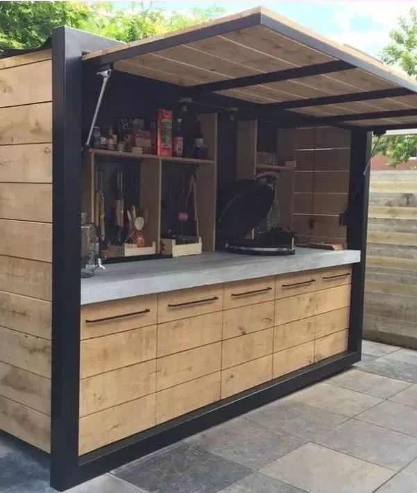 Outdoor kitchen ideas on a budget (affordable, small, and DIY)