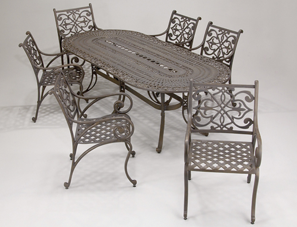 Wrought iron garden furniture parts made of wrought iron for outdoor use XDOZBFM