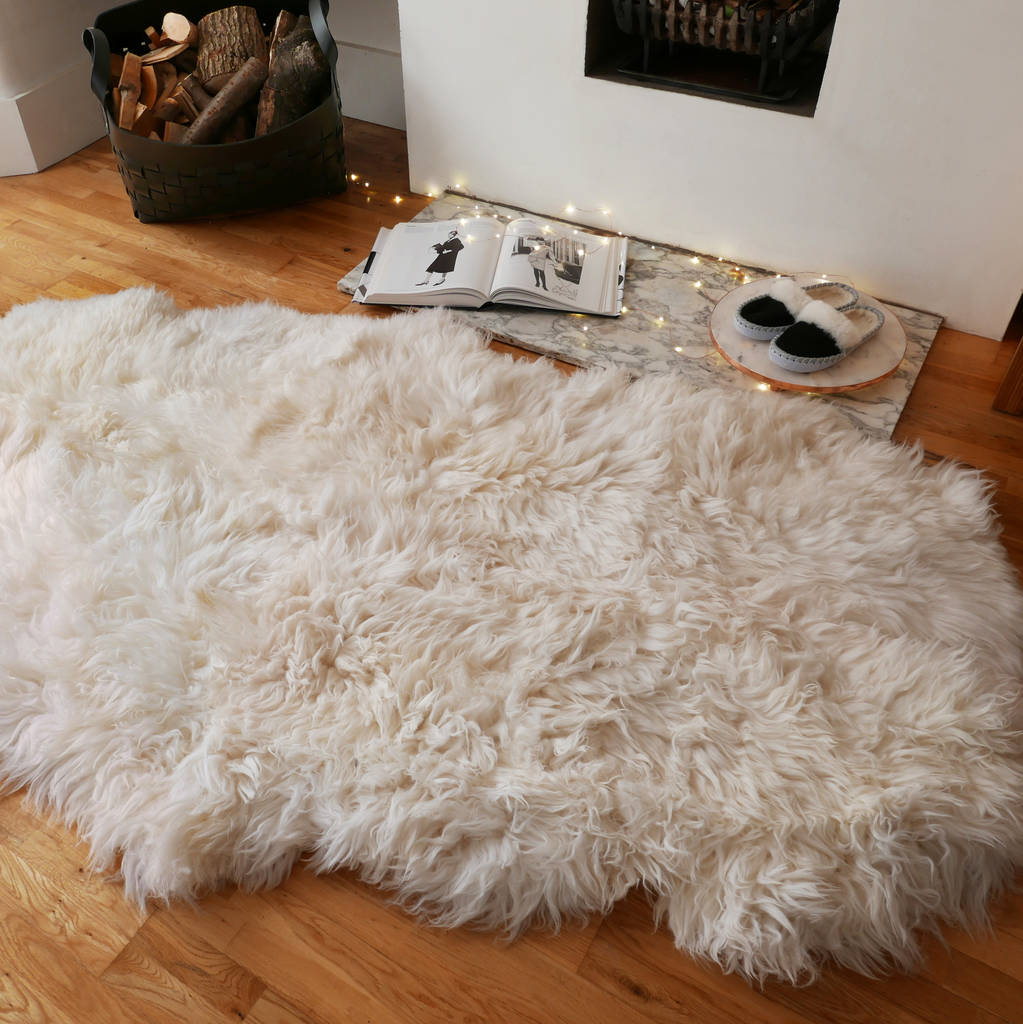XL quad lambskin rug UWYDMTY