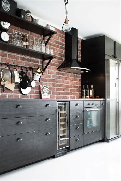 30 super practical and really stylish brick kitchen |  farmhouse.