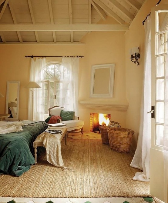 27 super cozy and comfortable bedrooms with fireplaces - DigsDi
