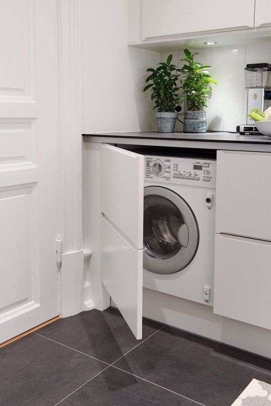 23 creative ways to hide a washing machine in your home |  Laundry.