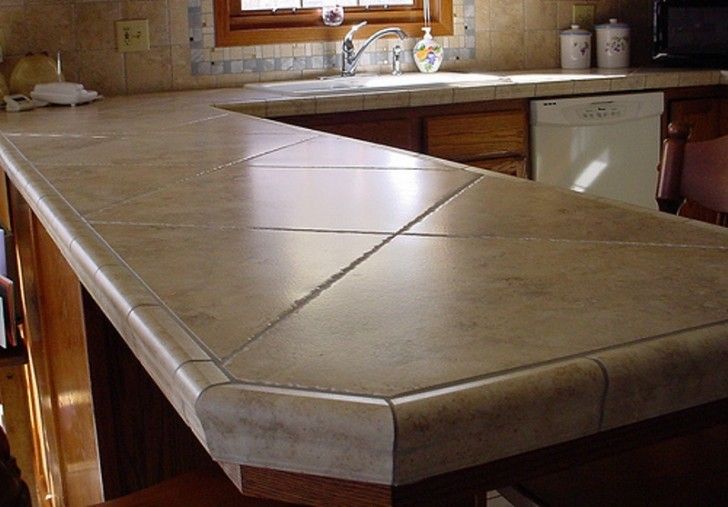 Tiled countertop ideas |  Decorating ideas for the kitchen (10-Jun-16 03:48.