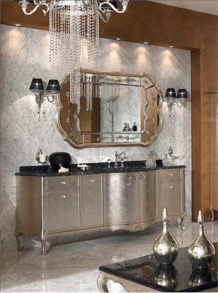 Luxury classic bathroom furniture by Lineatre |  Classic bathroom.