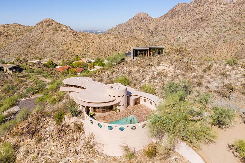 Frank Lloyd Wright's circular sun house in Arizona is just around the corner.