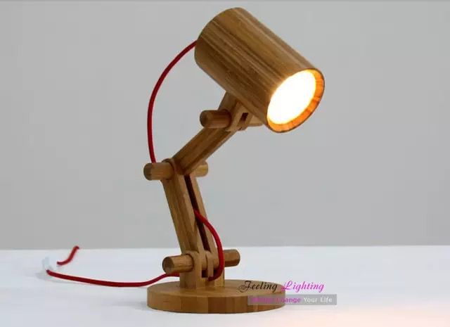 DIY Creative Table Lamp Design Original Wood Table Lamps Modern.