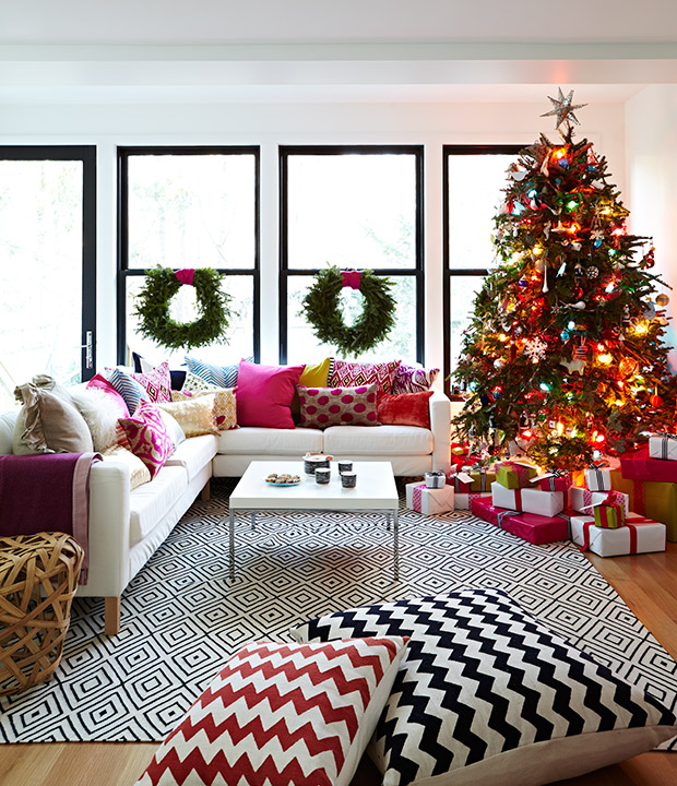 Find your holiday style: 14 candy-colored Christmas ornaments.