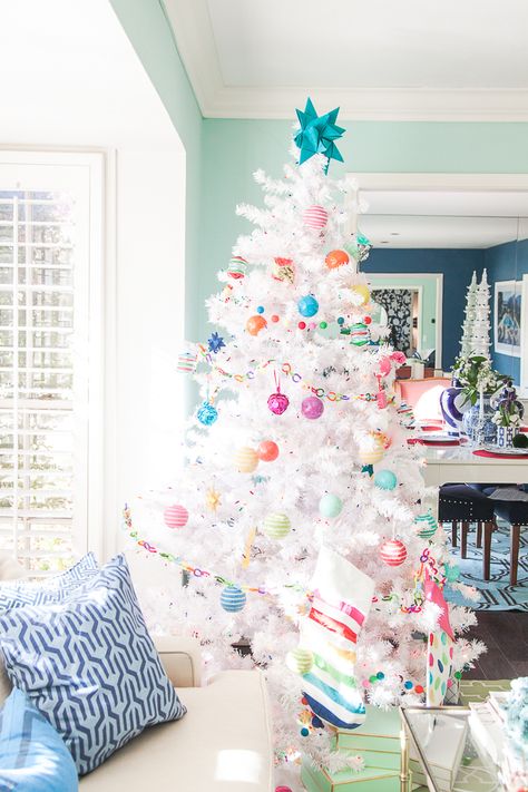 Vacation Rental Tour Pt 3: Candy Color Tree |  Holiday, Christmas.