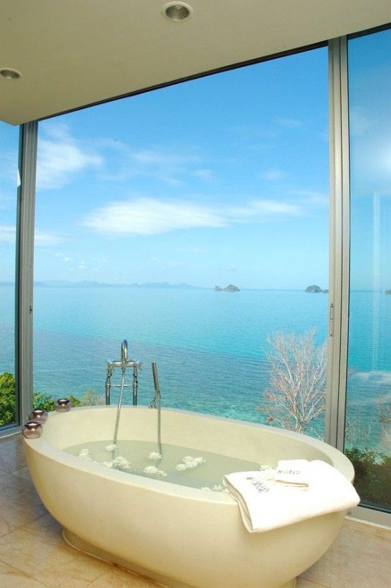 adorable-bathroom-designs-with-view-20- |  home, dream house, house.