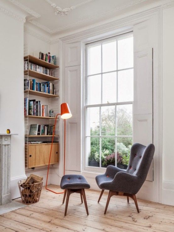 Stylish and Original London Apartment Decor |  main living room.