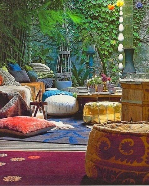 37 Wonderful Bohemian Patio Designs: 37 beautiful bohemian patio.